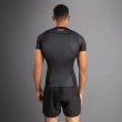 Photo3: VENUM Rashguard NOGI 2.0 Short Sleeve Black/Silver Gray (3)