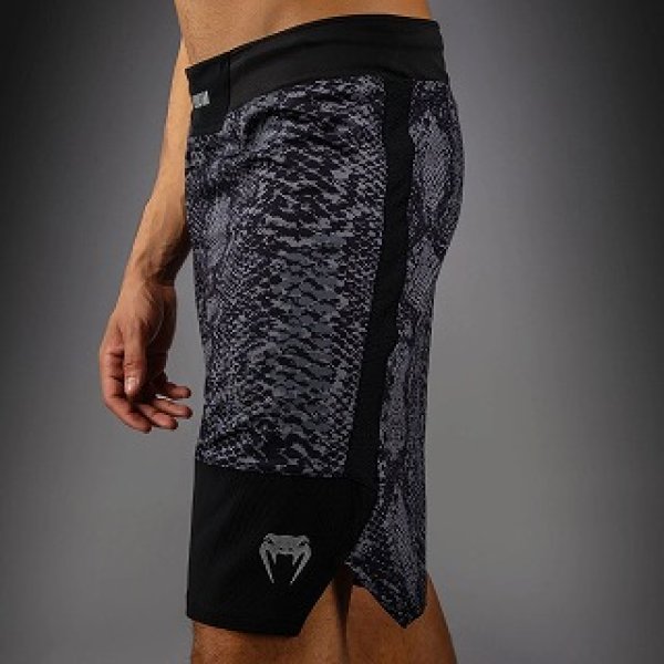 Photo2: VENUM Fight Shorts G-Fit Scales Black/Charcoal (2)