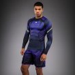 Photo3: VENUM x TEKKEN 8 Rashguard KAZUYA Long Sleeve Black/Purple (3)