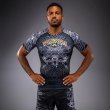 Photo1: VENUM Rashguard Wolf Atak Short Sleeve Black/Gray (1)