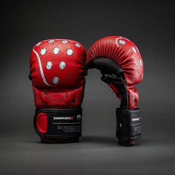 Photo1: VENUM x TEKKEN 8 Sparring MMA Glove KAZUYA Red/Black (1)