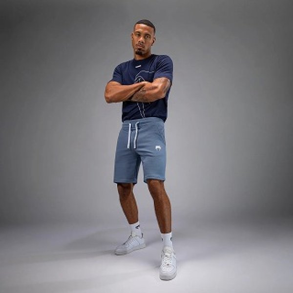 Photo1: VENUM Cotton Shorts CLASSIC Ocean Blue (1)