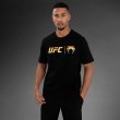 Photo1: VENUM T-Shirt UFC Classic Black/Gold  (1)
