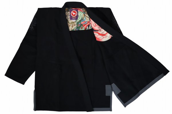Photo2: BULLTERRIER Jiu-Jitsu Gi ACALANATHA R2 Black (2)
