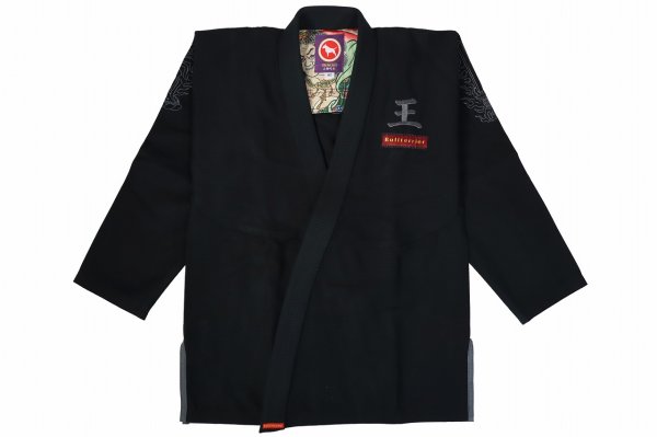 Photo1: BULLTERRIER Jiu-Jitsu Gi ACALANATHA R2 Black (1)