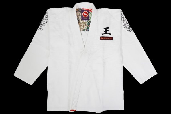 Photo1: BULLTERRIER Jiu-Jitsu Gi ACALANATHA R2 White (1)
