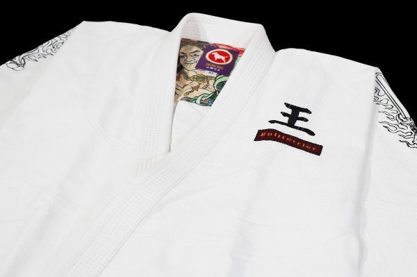 Photo5: BULLTERRIER Jiu-Jitsu Gi ACALANATHA R2 White (5)
