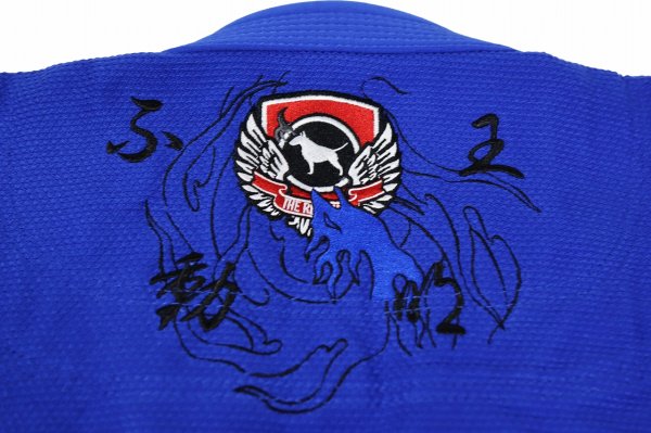 Photo8: BULLTERRIER Jiu-Jitsu Gi ACALANATHA R2 Blue (8)