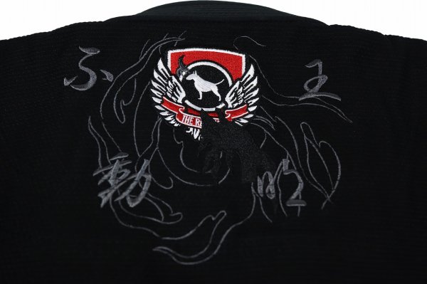 Photo8: BULLTERRIER Jiu-Jitsu Gi ACALANATHA R2 Black (8)