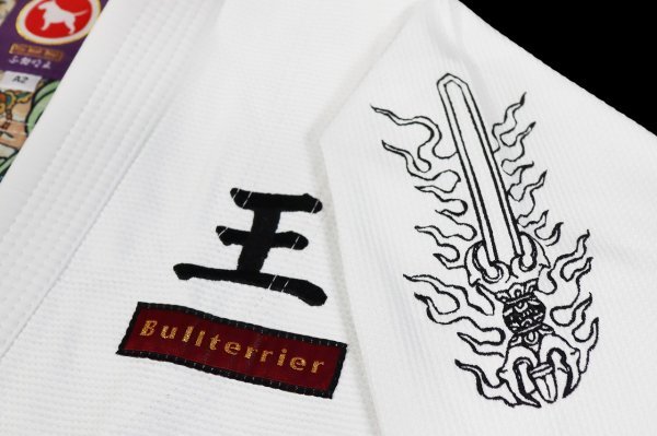 Photo6: BULLTERRIER Jiu-Jitsu Gi ACALANATHA R2 White (6)