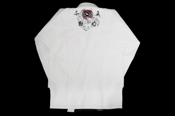 Photo3: BULLTERRIER Jiu-Jitsu Gi ACALANATHA R2 White (3)