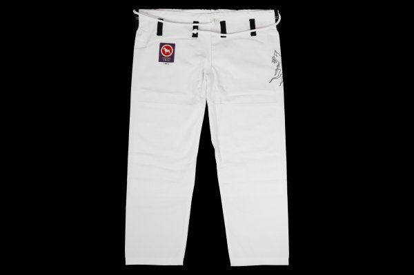 Photo4: BULLTERRIER Jiu-Jitsu Gi ACALANATHA R2 White (4)