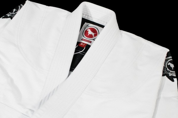Photo5: BULLTERRIER Kids Jiu-Jitsu Gi MedLight White (5)