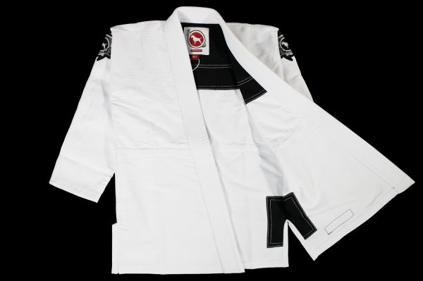 Photo2: BULLTERRIER Kids Jiu-Jitsu Gi MedLight White (2)