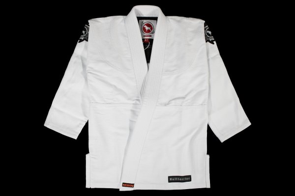 Photo1: BULLTERRIER Kids Jiu-Jitsu Gi MedLight White (1)