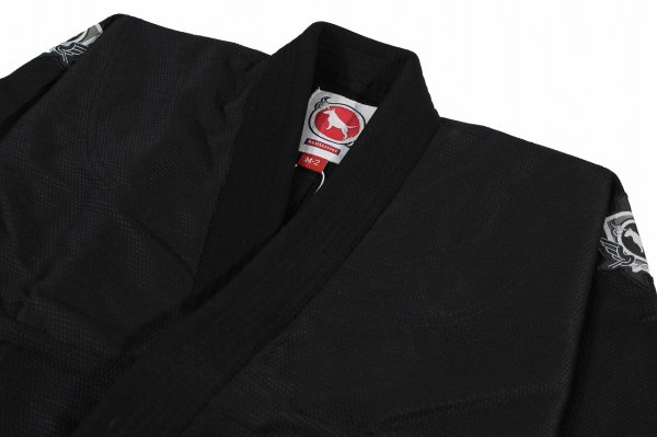 Photo5: BULLTERRIER Kids Jiu-Jitsu Gi MedLight Black (5)