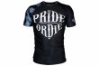 Photo1: PRiDEorDiE Rash Guard RECKLESS Short Sleeve Black (1)