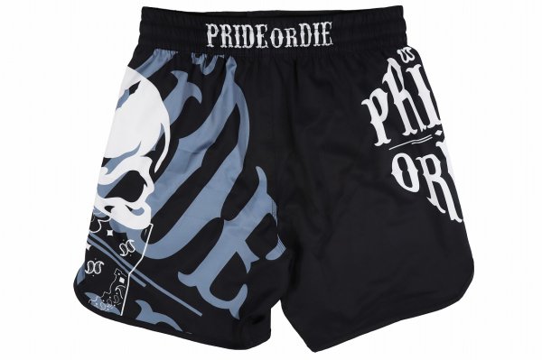 Photo4: PRiDEorDiE Fight Shorts RECKLESS Black (4)