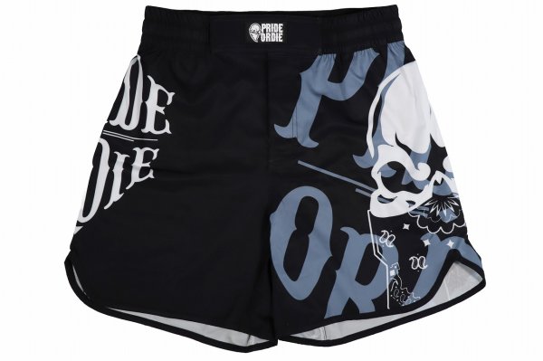 Photo3: PRiDEorDiE Fight Shorts RECKLESS Black (3)