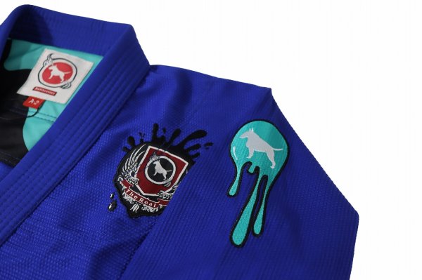 Photo7: BULLTERRIER Jiu-Jitsu Gi PAINT Blue (7)