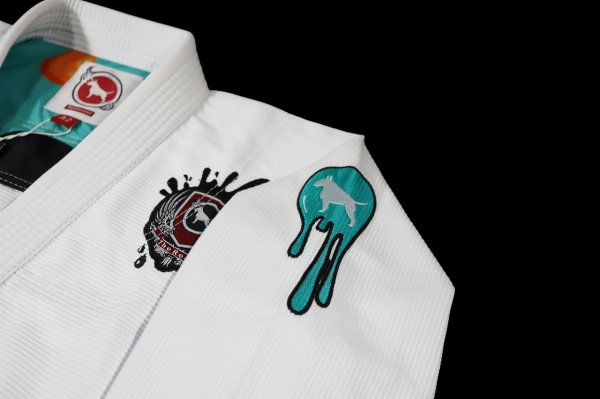 Photo7: BULLTERRIER Jiu-Jitsu Gi PAINT White (7)