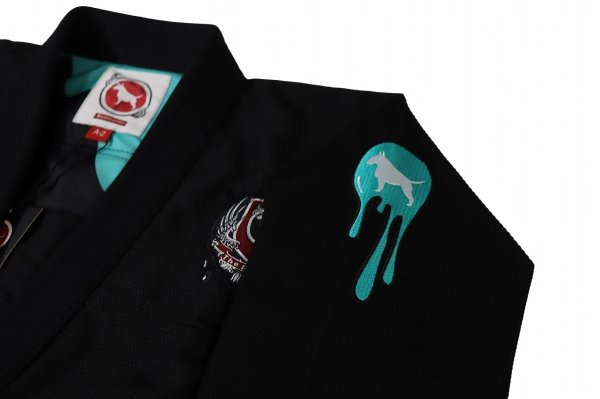 Photo7: BULLTERRIER Jiu-Jitsu Gi PAINT Black (7)