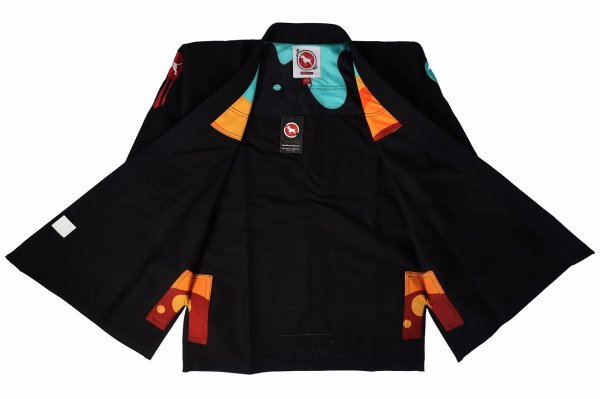 Photo2: BULLTERRIER Jiu-Jitsu Gi PAINT Black (2)