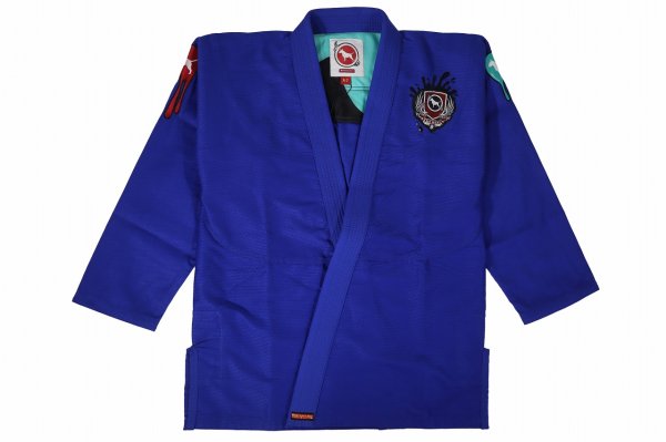 Photo1: BULLTERRIER Jiu-Jitsu Gi PAINT Blue (1)