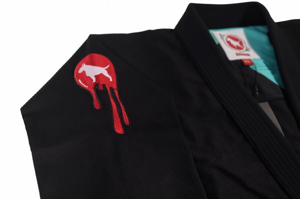 Photo6: BULLTERRIER Jiu-Jitsu Gi PAINT Black (6)