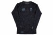 Photo4: PRiDEorDiE Rash Guard FEARLESS Long Sleeve Black (4)