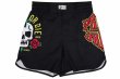 Photo4: PRiDEorDiE Fight Shorts STAY SHARP Black (4)
