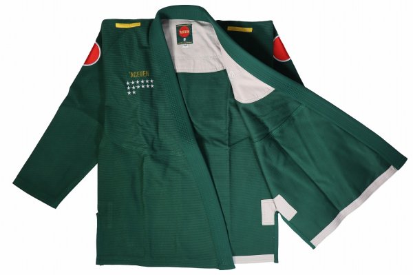 Photo2: ACEVEN Jiu-Jitsu Gi ZERO-F Green (2)