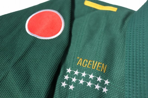 Photo6: ACEVEN Jiu-Jitsu Gi ZERO-F Green (6)