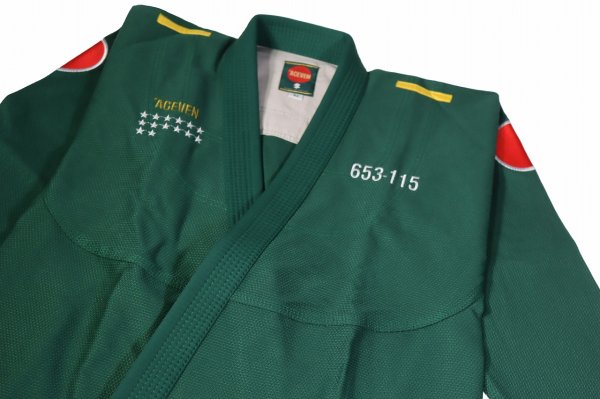 Photo5: ACEVEN Jiu-Jitsu Gi ZERO-F Green (5)