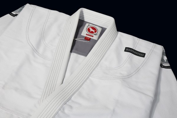 Photo5: BULLTERRIER Jiu-Jitsu Gi BASIC R3 White (5)
