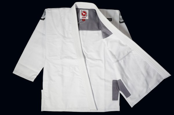 Photo2: BULLTERRIER Jiu-Jitsu Gi BASIC R3 White (2)