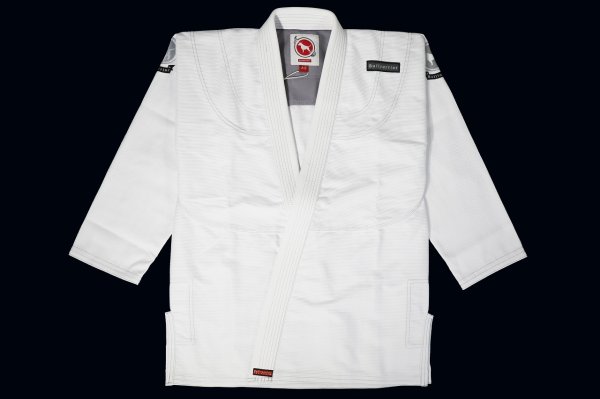 Photo1: BULLTERRIER Jiu-Jitsu Gi BASIC R3 White (1)