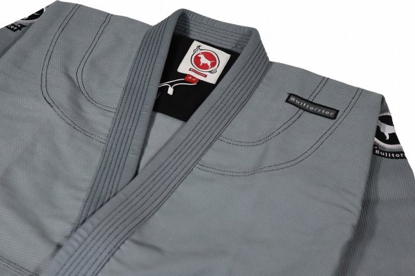 Photo5: BULLTERRIER Jiu-Jitsu Gi BASIC R3 Gray (5)
