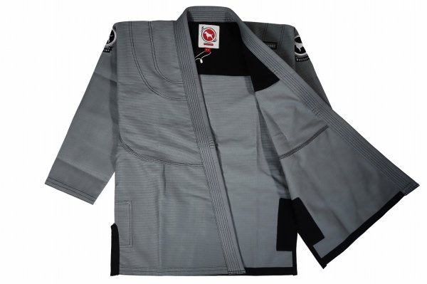 Photo2: BULLTERRIER Jiu-Jitsu Gi BASIC R3 Gray (2)