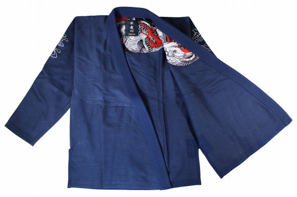 Photo2: BULLTERRIER Jiu-Jitsu Gi MUSHIN REVIVAL Navy (2)