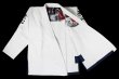 Photo2: BULLTERRIER Jiu-Jitsu Gi MUSHIN REVIVAL White (2)