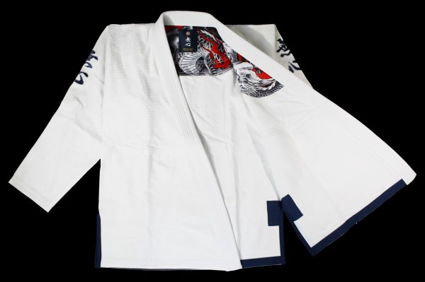 Photo2: BULLTERRIER Jiu-Jitsu Gi MUSHIN REVIVAL White (2)