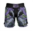 Photo1: PRiDEorDiE Fight Shorts DANGEROUS WATER V2 Black/Purple (1)