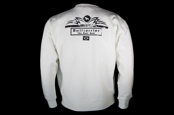 Photo6: BULL TERRIER Sweatshirt BORN TO FIGHT White (6)