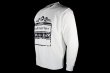 Photo5: BULL TERRIER Sweatshirt BORN TO FIGHT White (5)