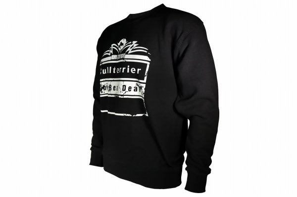 Photo5: BULL TERRIER Sweatshirt BORN TO FIGHT Black (5)
