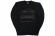 Photo1: BULL TERRIER Sweatshirt BORN TO FIGHT Black/Black (1)