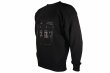 Photo5: BULL TERRIER Sweatshirt BORN TO FIGHT Black/Black (5)