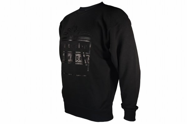 Photo5: BULL TERRIER Sweatshirt BORN TO FIGHT Black/Black (5)