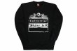 Photo1: BULL TERRIER Sweatshirt BORN TO FIGHT Black (1)